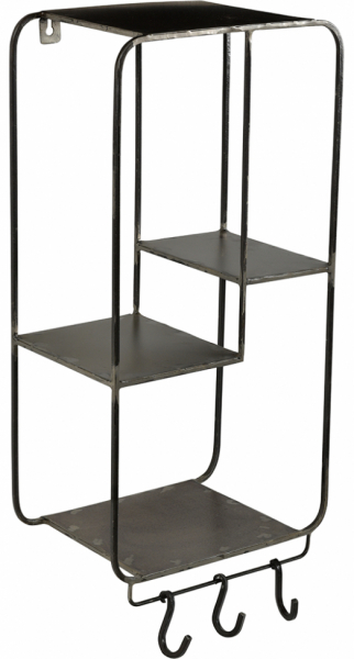 Półka ścienna '3 hooks' - Żelazo