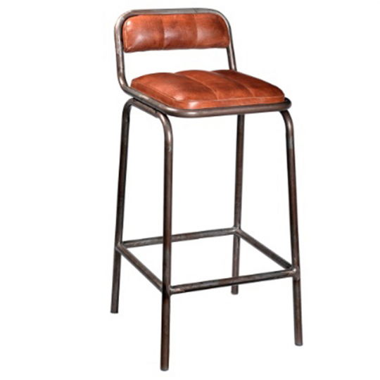 Hoker z oparciem 'Brooke' - Skóra