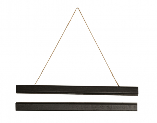 Wieszak na plakaty 30cm - Czarny