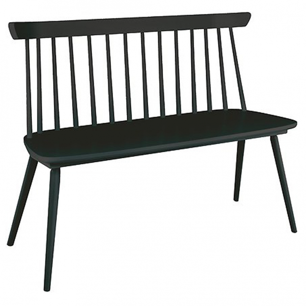 Ławka 'Retro' - Czarny