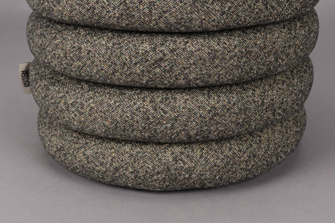 Pufa 'Fern' - Brązowy/Czarny