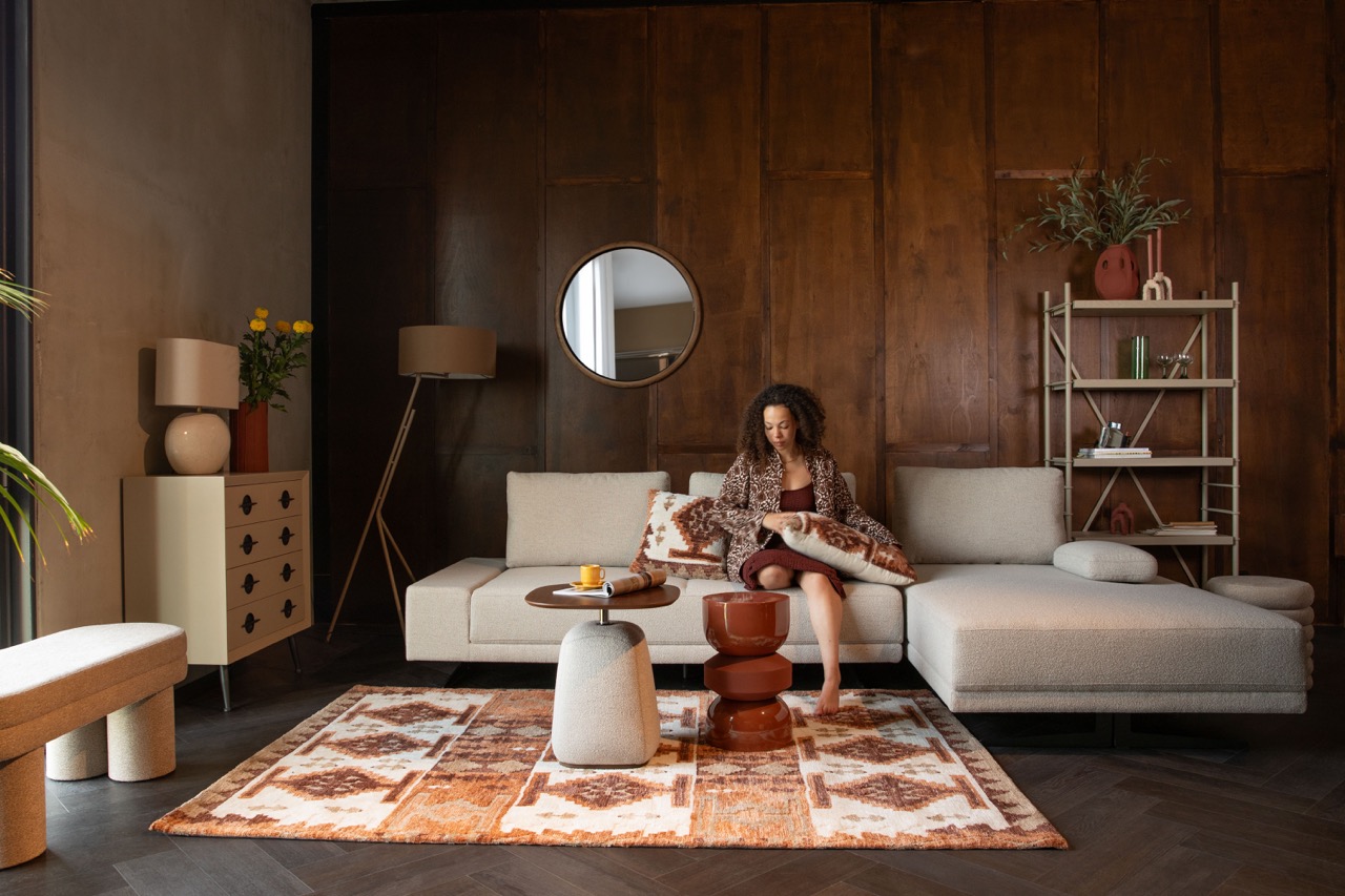 Lampa podłogowa 'Murphy' - Beżowa