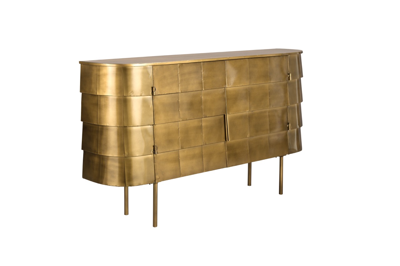 Stolik boczny 'Hanna' - Złoty