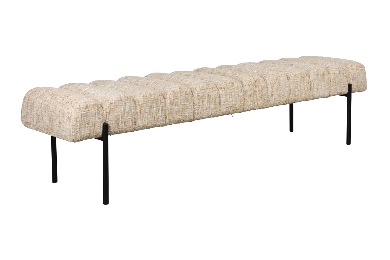 Ławka 'Jethro' - Beżowo/Czarna