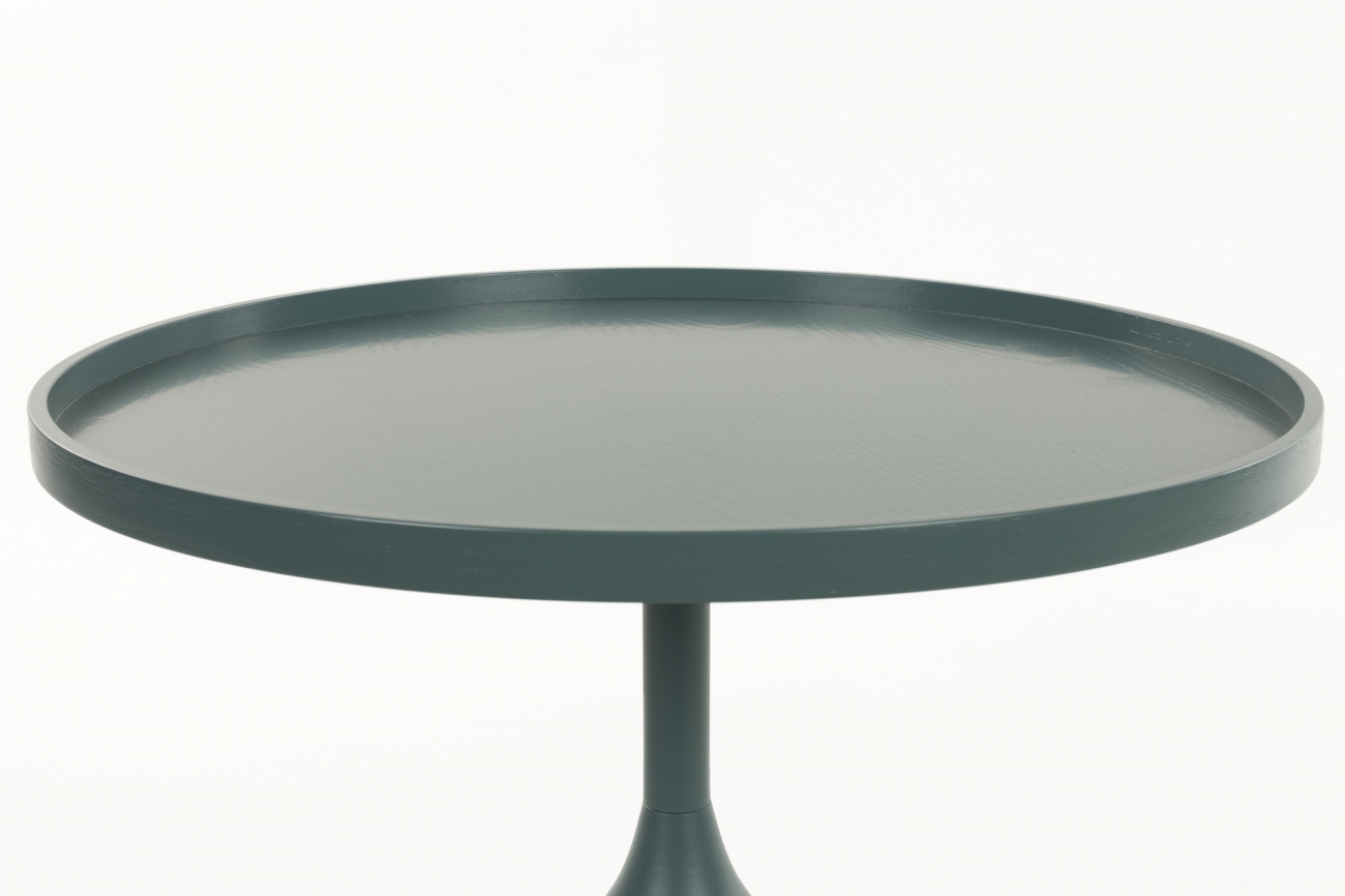 Stolik kawowy 'Jason' Ø69 cm - Niebieski