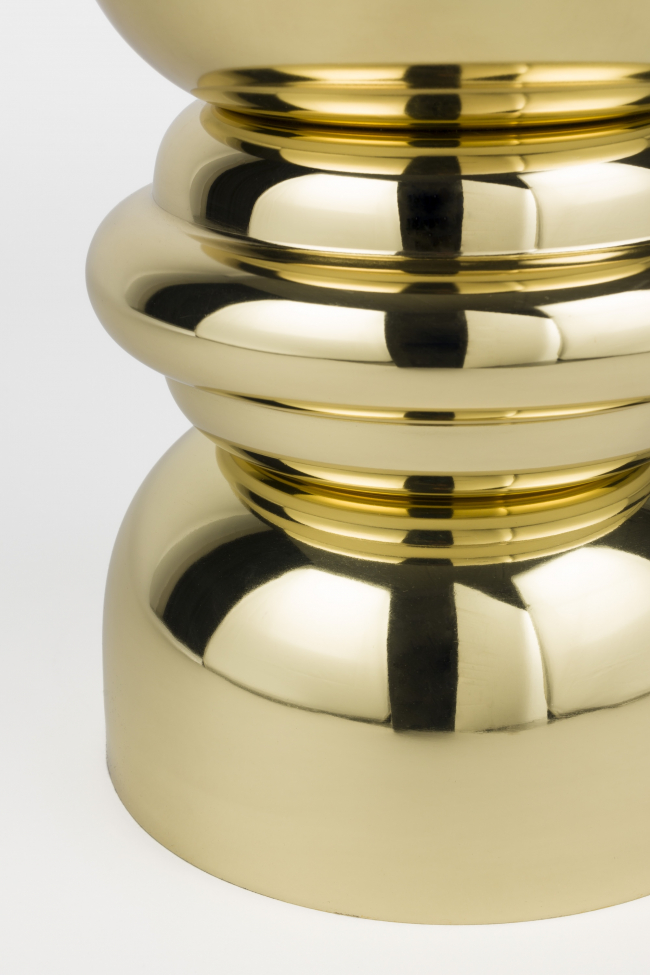 Stolik boczny 'Kinga' - Złoty