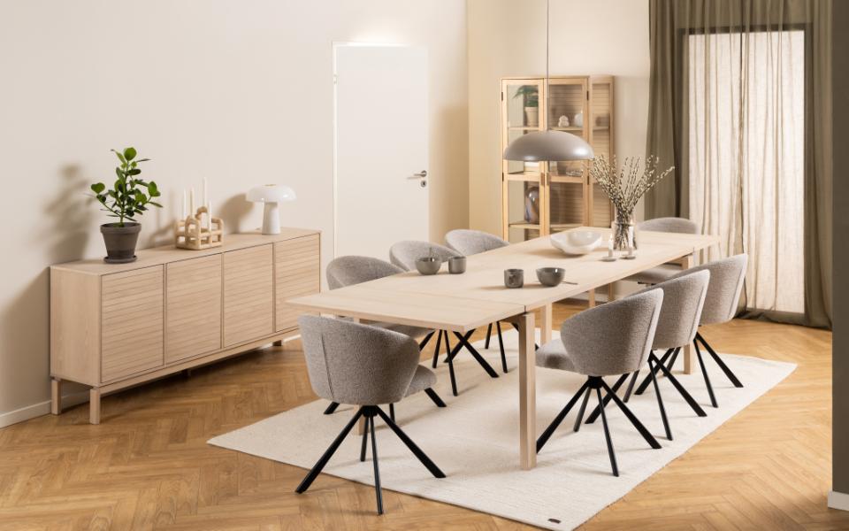 Stół 'Hudiksvall' 200cm - Naturalny