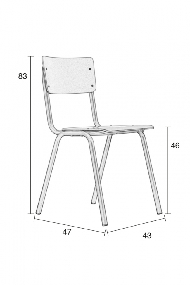 Krzesło Retro - Biały