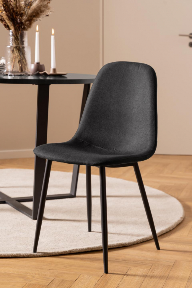 Krzesło 'Gal' - Czarne