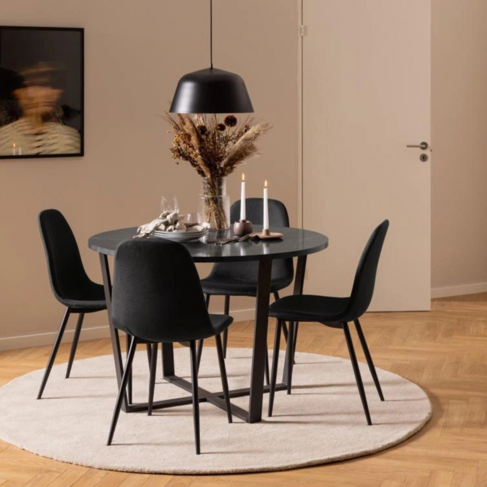 Krzesło 'Gal' - Czarne