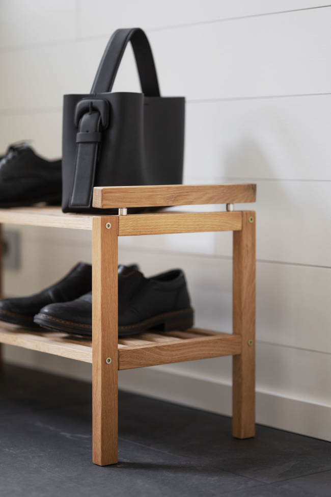 Stojak na buty 'Confetti' 80cm - Dąb