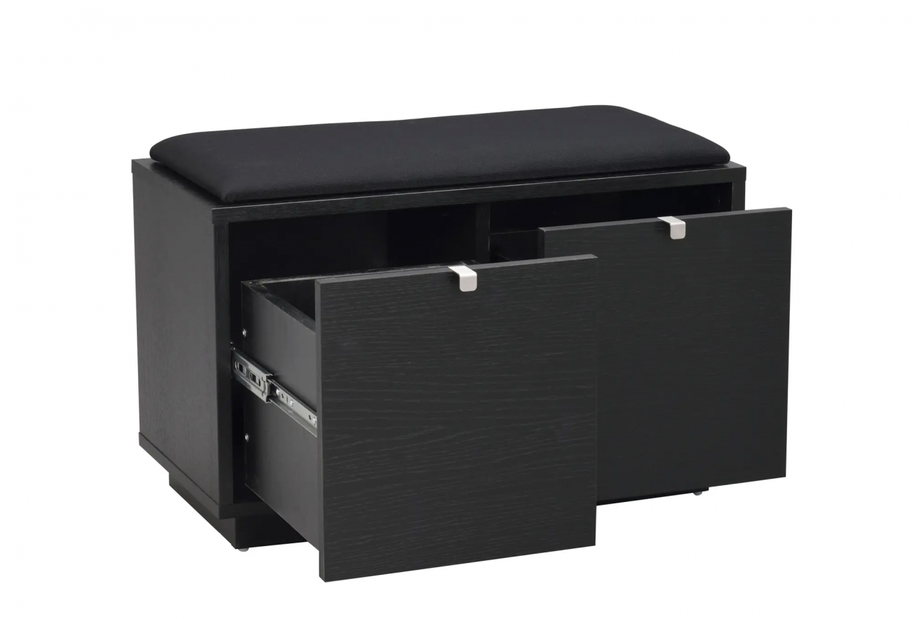 Ławka 'Confetti' 70cm - Czarna