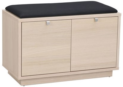 Ławka 'Confetti' 70cm - Białe pigmentowane/Czarna