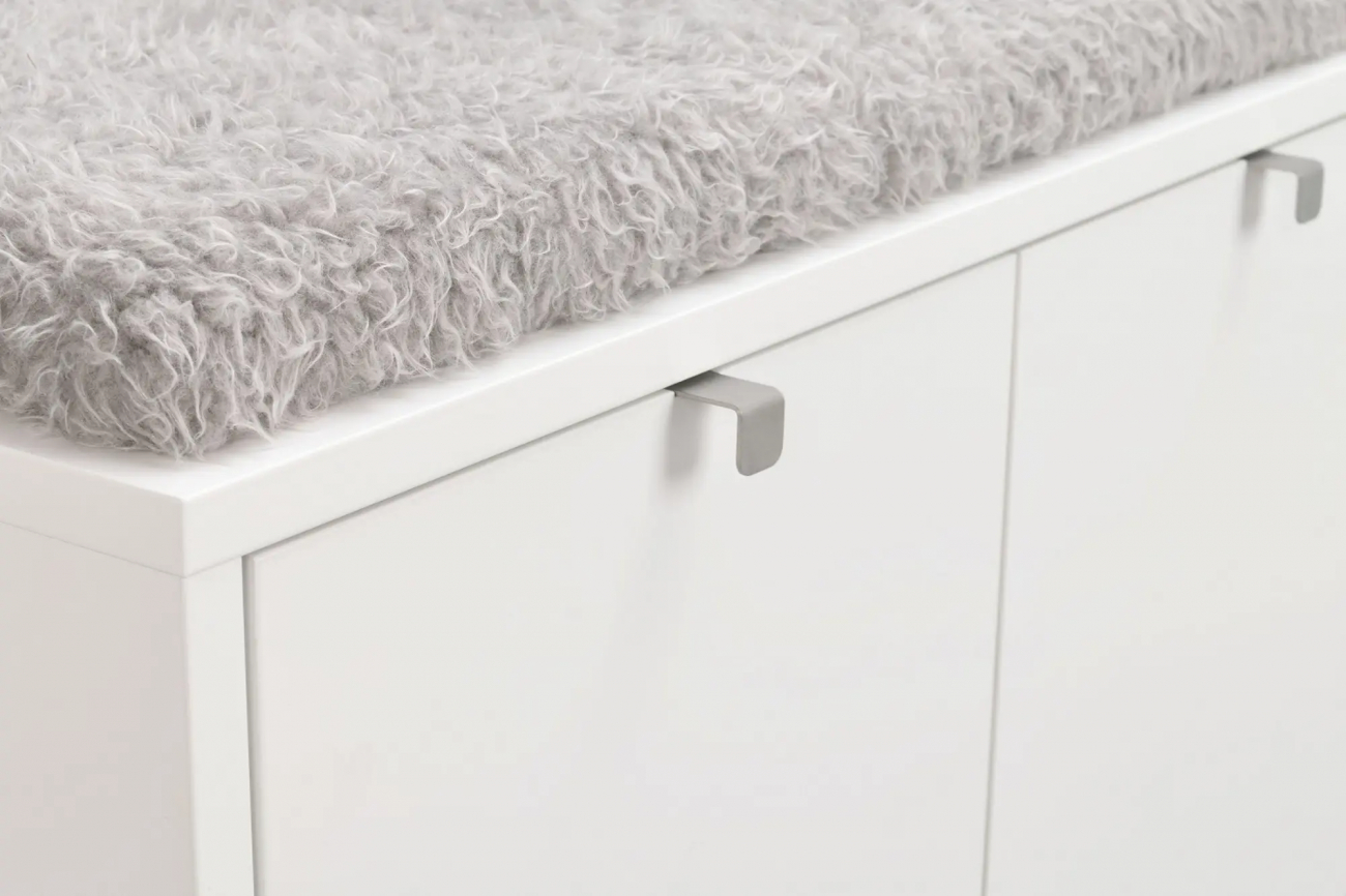 Ławka 'Confetti' 106cm - Biała