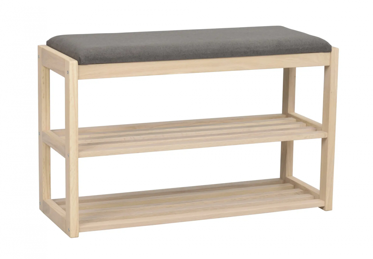 Stojak na buty 'Confetti' - Białopigmentowana/Ciemnoszary