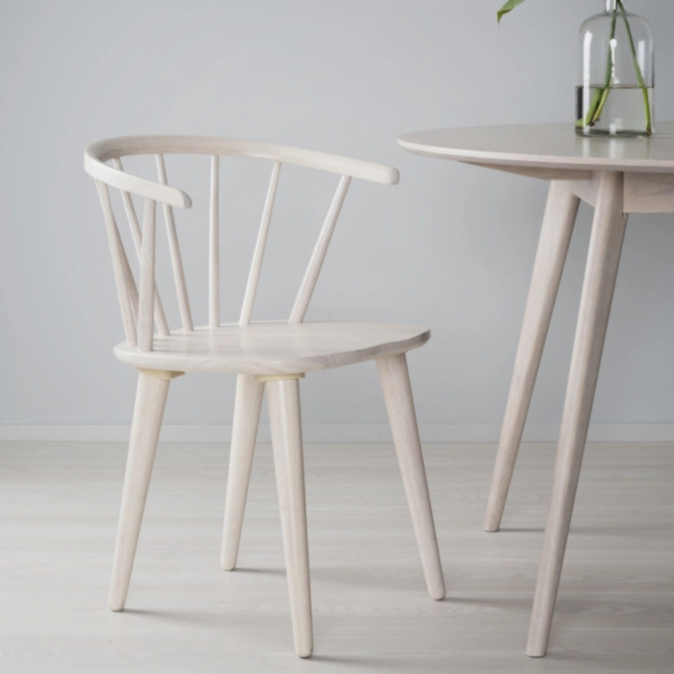 Krzesło 'Carmen' - Białe pigmentowane