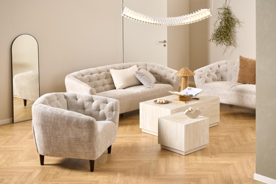 Fotel 'Ria' - Jasny Beż