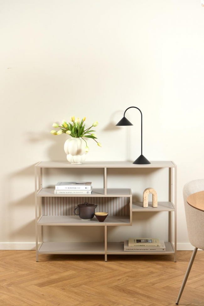 Regał 'Seaford' 114x78cm - Szary