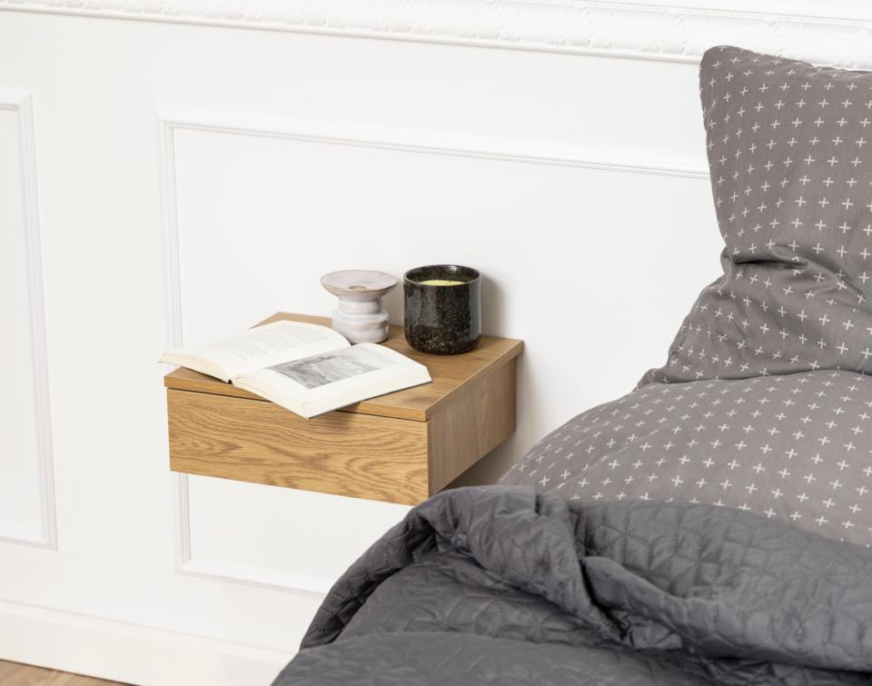 Stolik nocny 'Falun' 37 cm - Naturalny