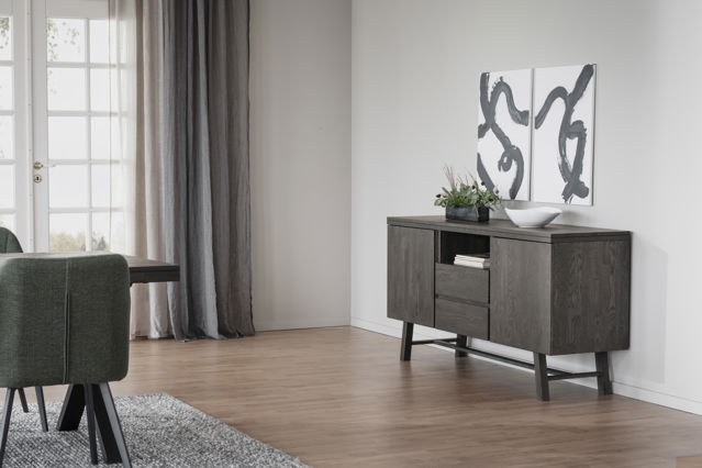 Komoda 'Brooklyn' 160x45cm - Ciemnobrązowa