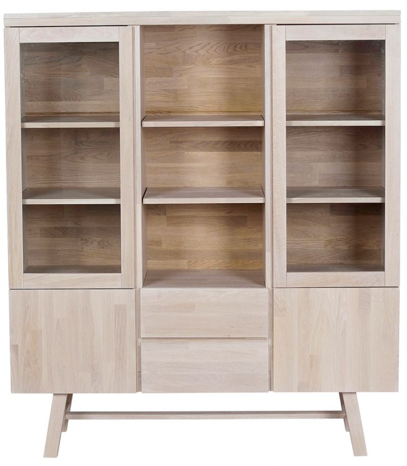 Szafa 'Brooklyn' - Biała/Dąb