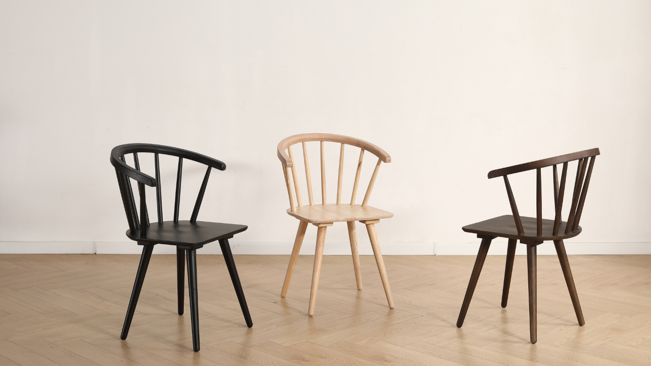 Krzesło 'Astrid'– Czarne