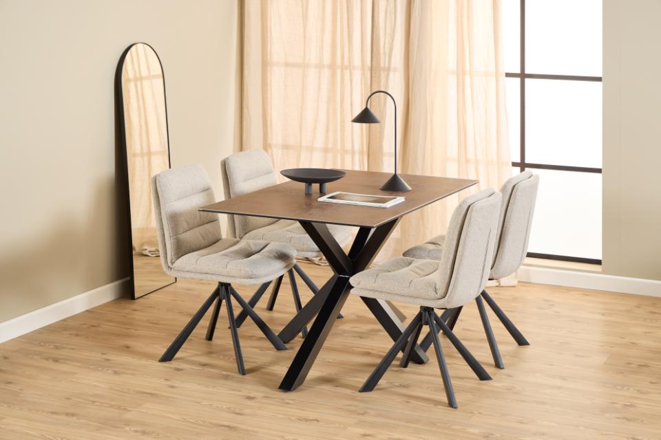 Krzesło 'Dean' - Jasny Beż