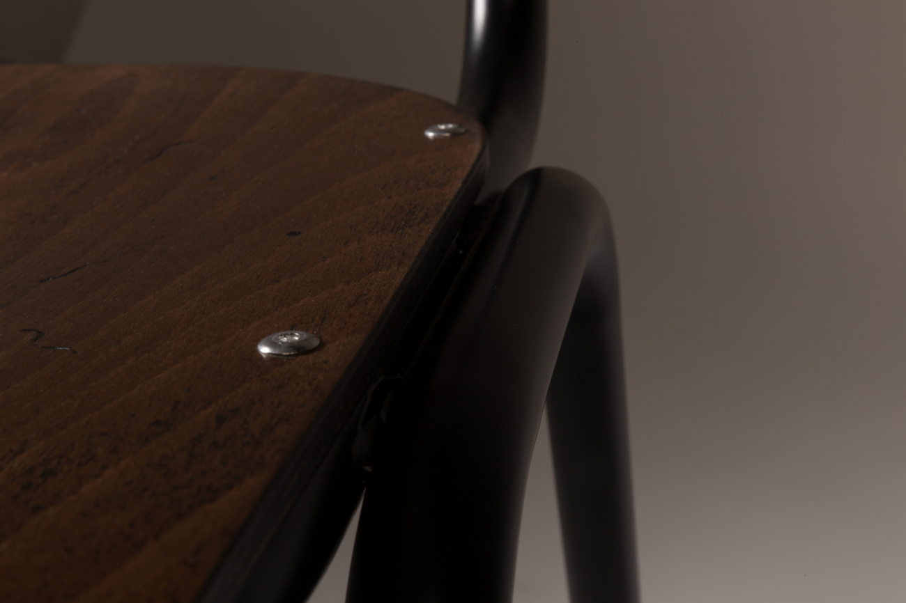 Krzesło 'Scuola' - Brązowy