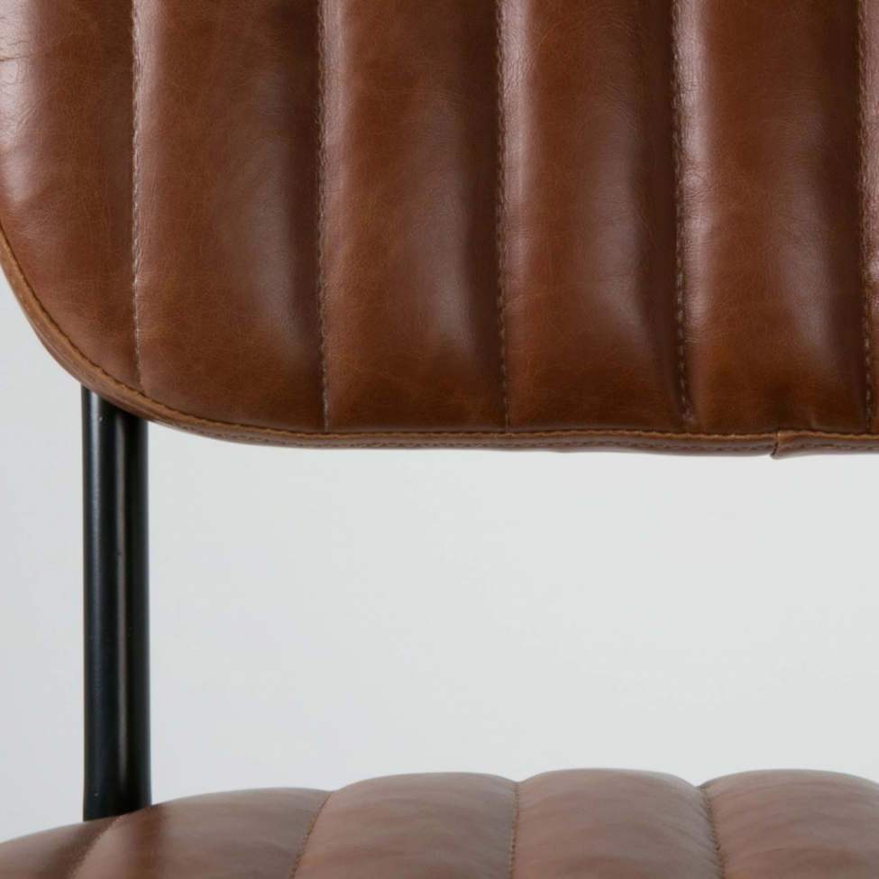 Krzesło 'Jake' - Vintage/Brązowy