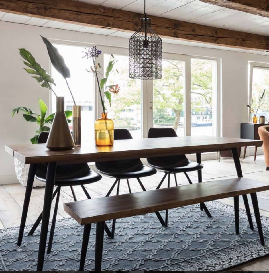 Krzesło 'Franky' - Czarny/Skóra PU