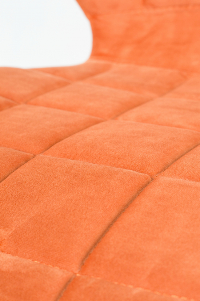 Krzesło 'Omg' - Aksamit/Pomarańczowy