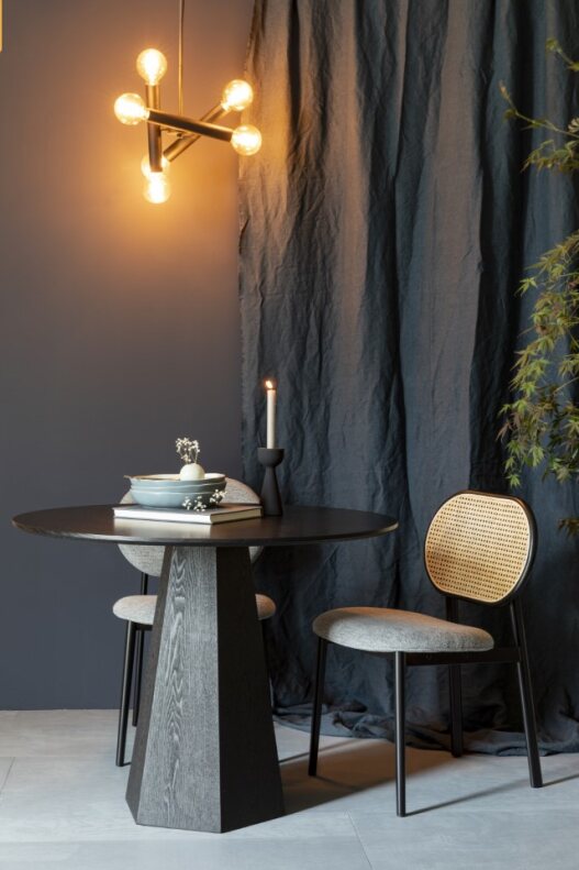 Krzesło 'Spike' - Naturalny/Szary