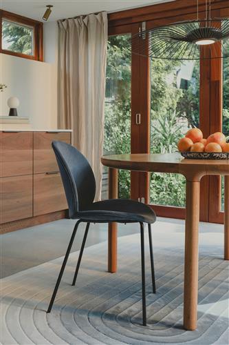 Krzesło 'Bonnet' - Szary/Niebieski