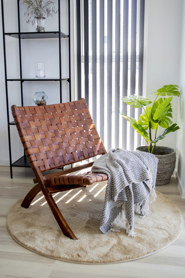 Krzesło 'Perugia' - Brązowy