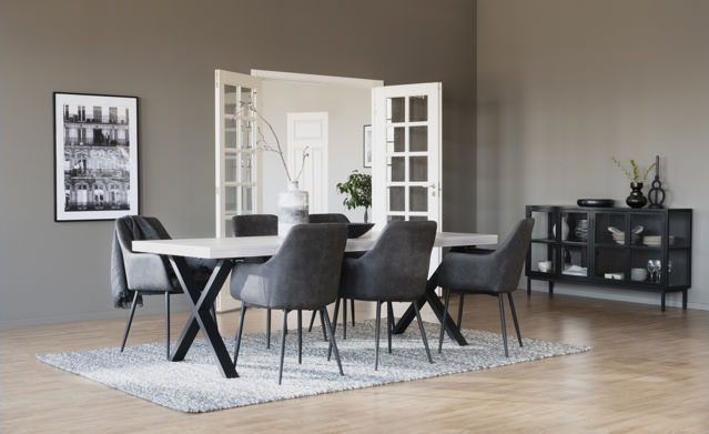 Fotel 'Reily' - Ciemnoszary