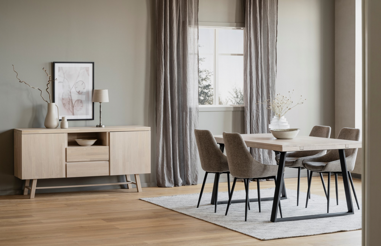 Krzesło 'Sierra' - Beżowy/Czarny