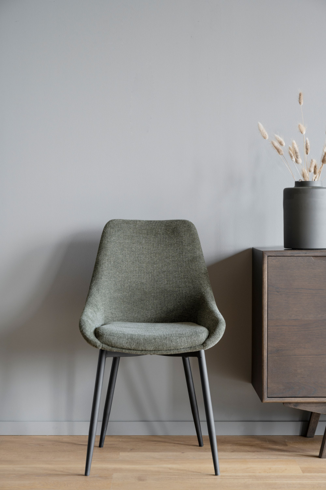 Krzesło 'Sierra' - Zielony/Czarny