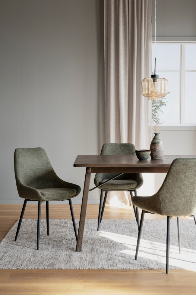 Krzesło 'Sierra' - Zielony/Czarny