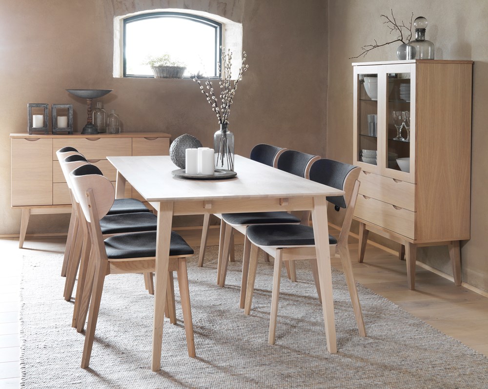 Krzesło 'Kato' - Ciemnoszare/Białe z pigmentem