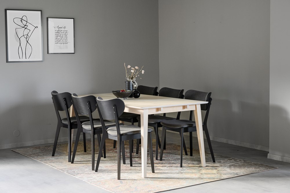 Krzesło - 'Kato' - Czarne/Szare