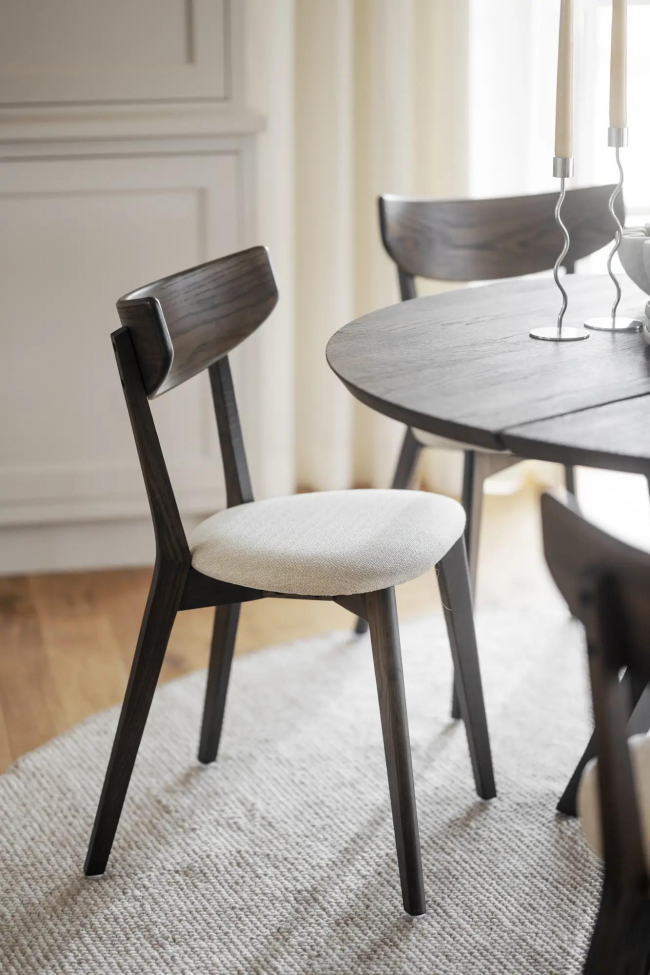 Krzesło 'Ami' - Brązowy/ Beżowy