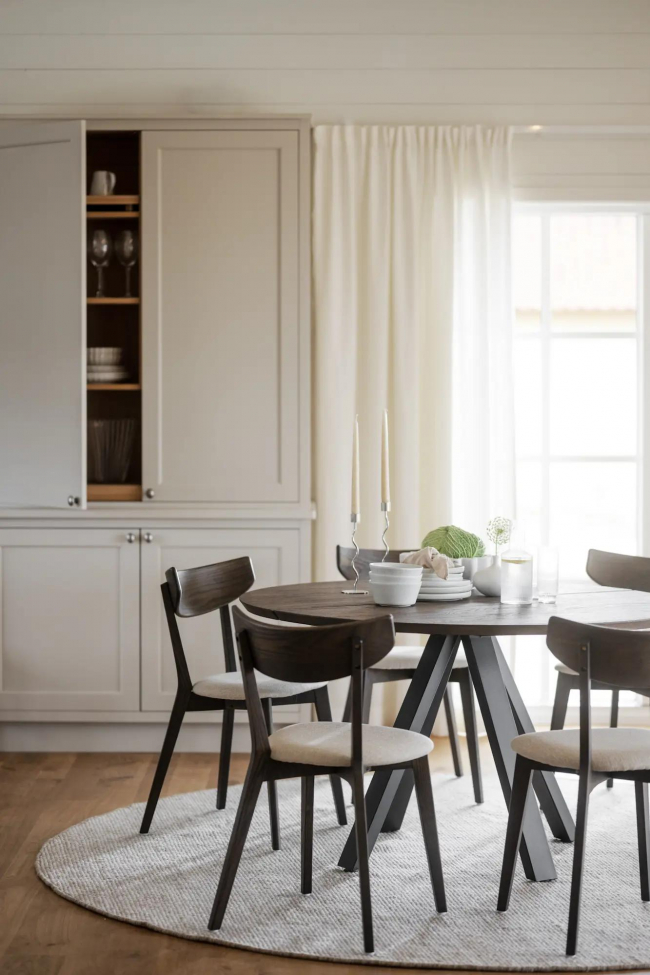 Krzesło 'Ami' - Brązowy/ Beżowy