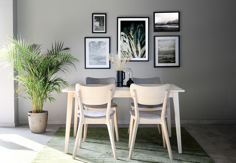 Krzesło - 'Kato' - Jasnoszary/Bielony