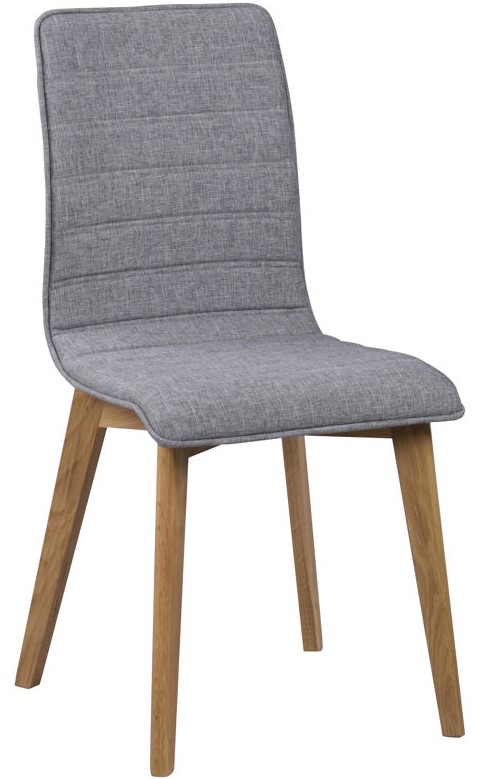 Krzesło 'Gracy' - Jasnoszary/Dąb