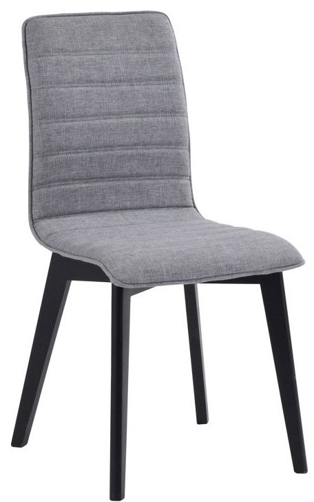 Krzesło 'Gracy' - Jasnoszary/Czarny