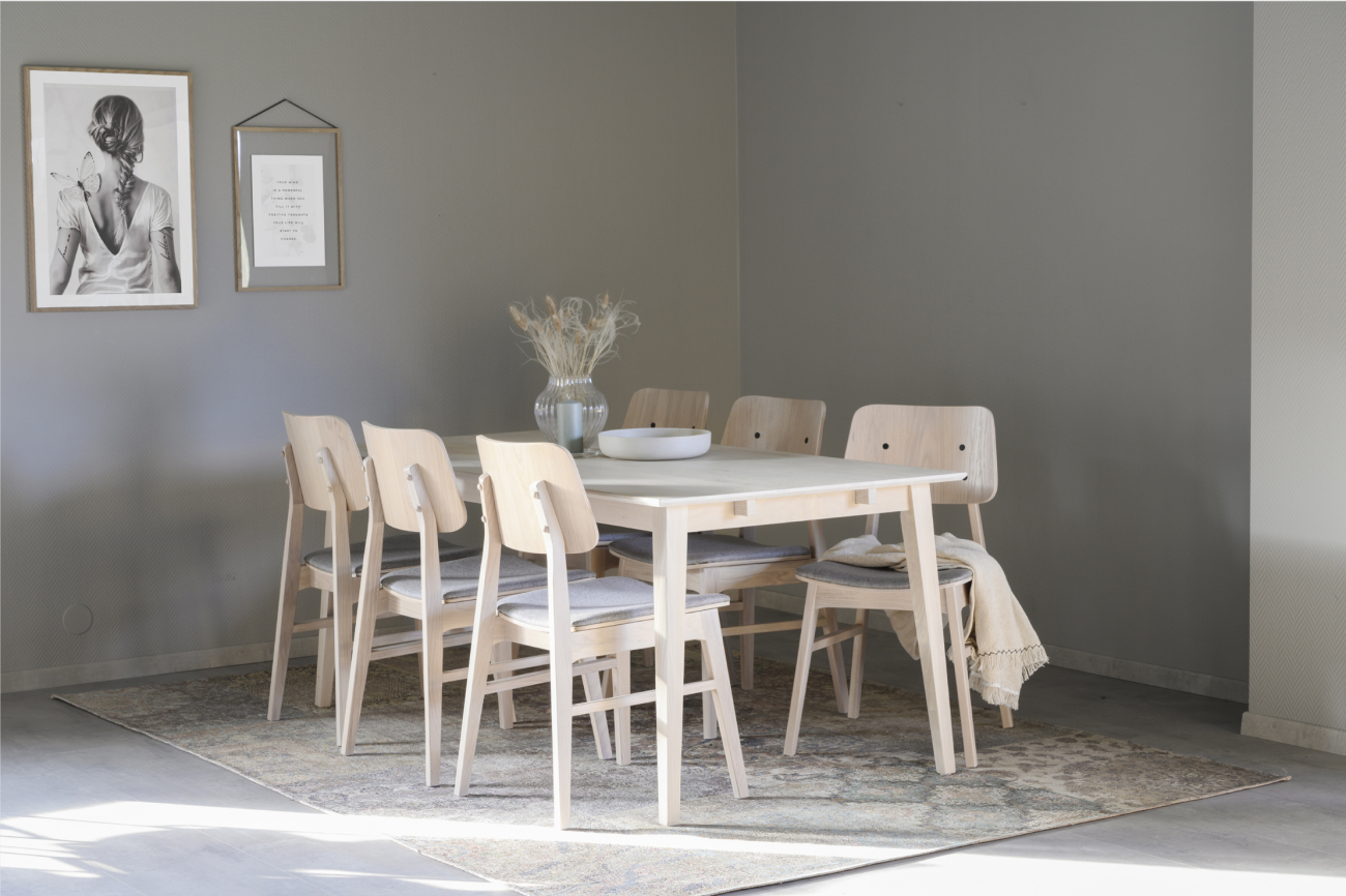 Stół 'Filippa' 180x90cm - Naturalny