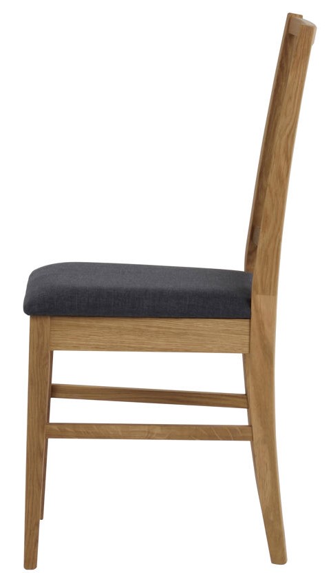 Krzesło 'Filippa' - Dąb/Szary