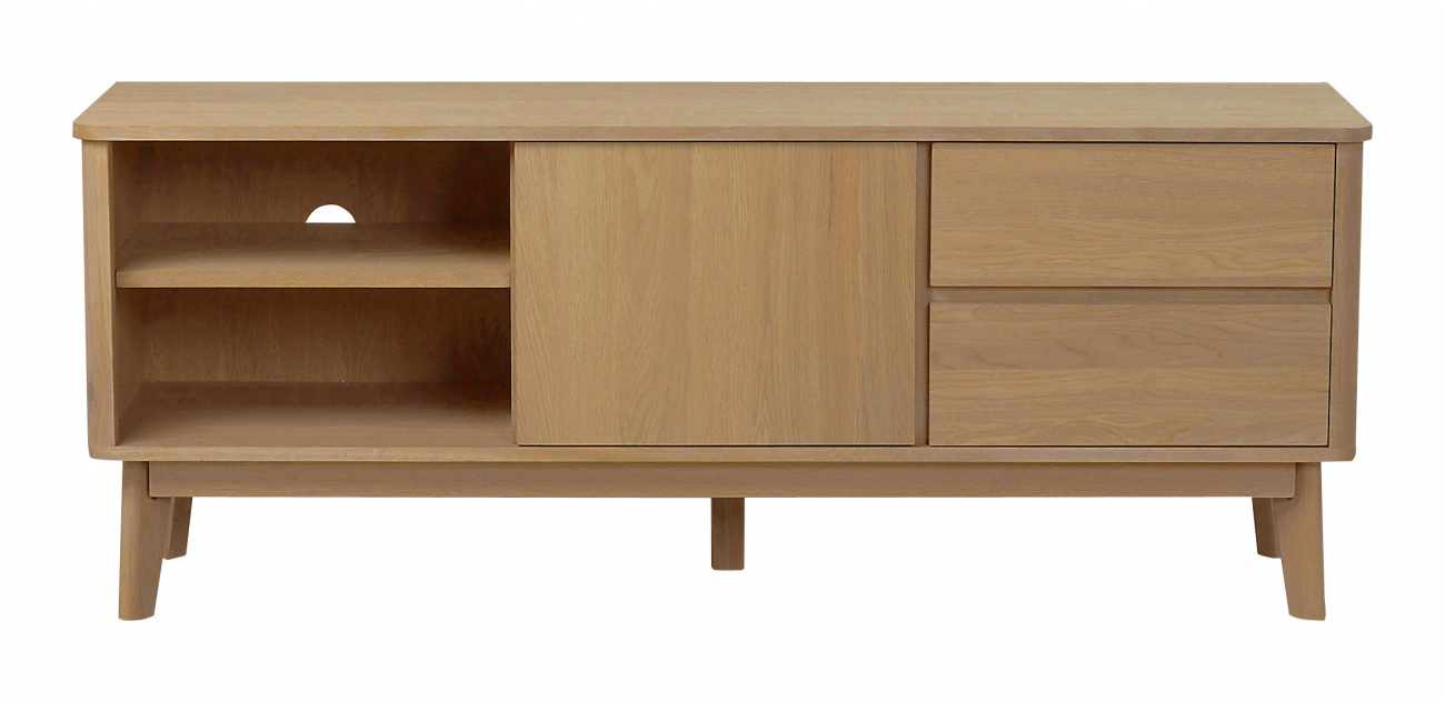 Stolik RTV 'Yumi' 152x42cm - Dąb