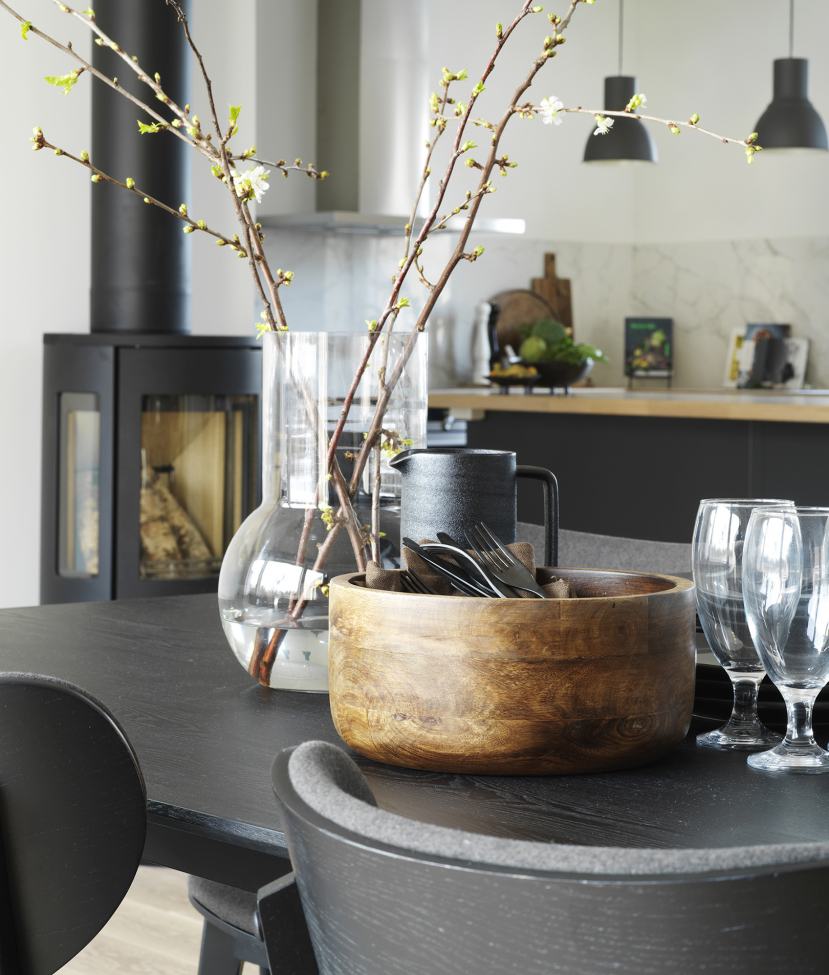 Stół 'Yumi' 190x90cm - Czarny