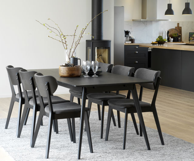 Stół 'Yumi' 190x90cm - Czarny